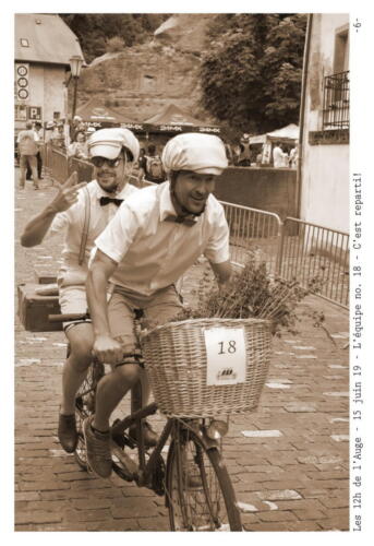 12h de l auge - 15 juin 19 - L equipe no 18 - C est reparti!