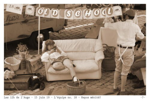 12h de l auge - 15 juin 19 - L equipe no 18 - Repos merite!