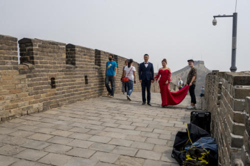 Mariage sur la grande muraille