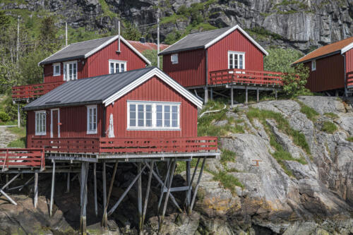 Village de  Å, îles Lofoten, Norvège